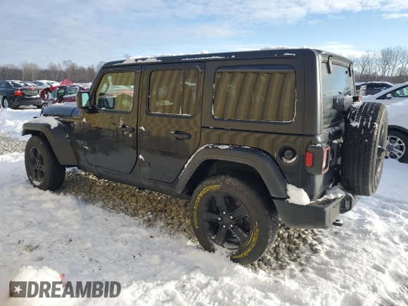 2022 Jeep Wrangler Unlimited Sport S with VIN 1C4HJXDN5NW226988, listed as a Copart auction lot 83809194 with 52,112 mi miles and Salvage Title. Bid and sale history available at carsss.com. Image 2.