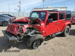 2014 Jeep Wrangler Unlimited Sahara with VIN 1C4BJWEG3EL101635, listed as a Copart auction lot 73589194 with 143,843 mi miles and Salvage Title. Bid and sale history available at carsss.com. Image 1.