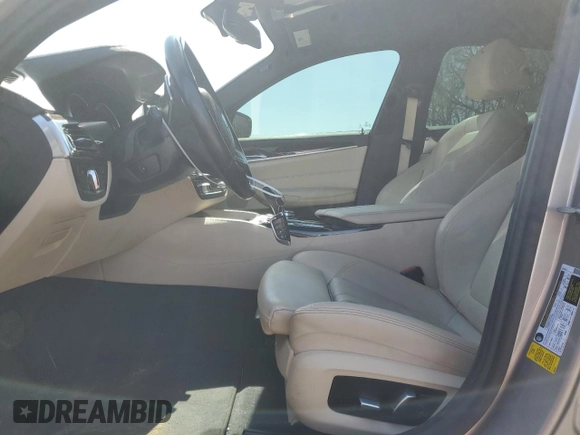 2017 BMW 5 Series 530i with VIN WBAJA5C36HG456508, listed as a Copart auction lot 51534555 with Not Provided miles and Salvage Title. Bid and sale history available at DreamBid. Image 7.