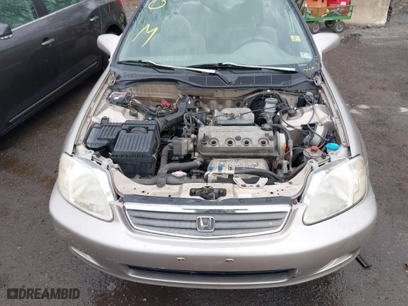 2000 Honda Civic EX with VIN 1HGEJ8643YL000579, listed as a IAAI auction lot 41947054 with 144,508 mi miles. Bid and sale history available at carsss.com. Image 12.
