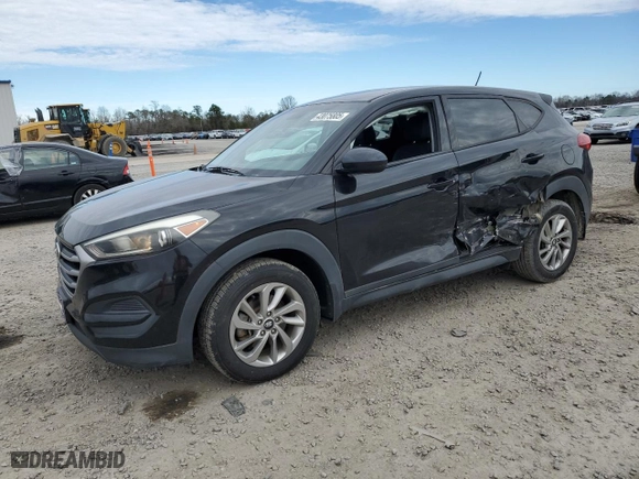 2017 Hyundai Tucson SE with VIN KM8J23A48HU291624, listed as a Copart auction lot 43075805 with 86,670 mi miles and Salvage Title. Bid and sale history available at carsss.com. Image 1.