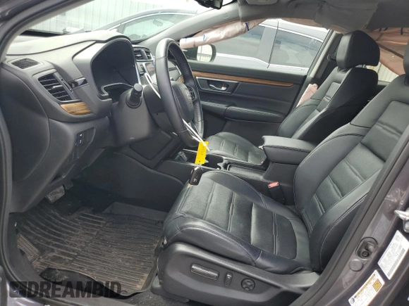 2018 Honda CR-V Touring with VIN 5J6RW2H96JL004858, listed as a Copart auction lot 56644945 with 27,642 mi miles and Salvage title. Bid and sale history available at DreamBid. Image 7.