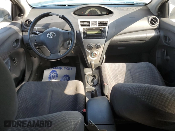 2008 Toyota Yaris with VIN JTDBT923081262683, listed as a Copart auction lot 49493975 with 168,581 mi miles and Salvage Title. Bid and sale history available at carsss.com. Image 8.