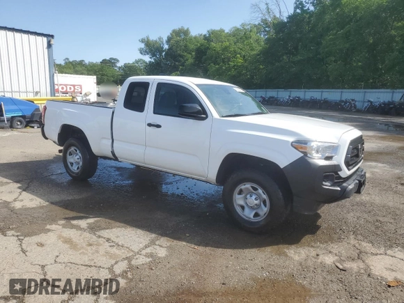 2020 Toyota Tacoma SR with VIN 5TFRX5GN3LX176814, listed as a Copart auction lot 52906965 with 51,072 mi miles and Salvage Title. Bid and sale history available at DreamBid. Image 4.