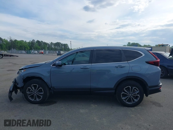 2020 Honda CR-V EX with VIN 7FARW2H51LE007051, listed as a IAAI auction lot 42071483 with 53,032 mi miles and . Bid and sale history available at DreamBid. Image 14.