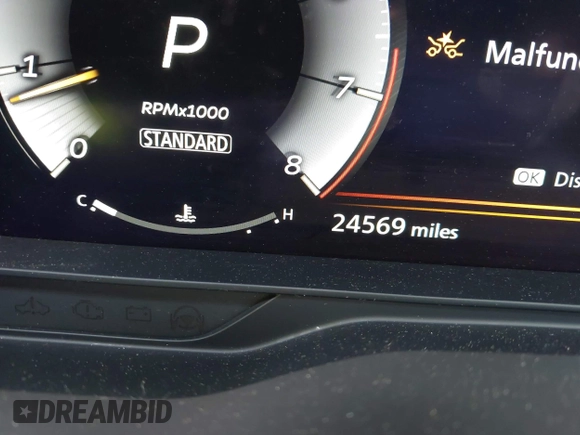 2023 Infiniti QX60 Luxe with VIN 5N1DL1FR8PC354793, listed as a IAAI auction lot 42272819 with 24,569 mi miles and . Bid and sale history available at DreamBid. Image 16.