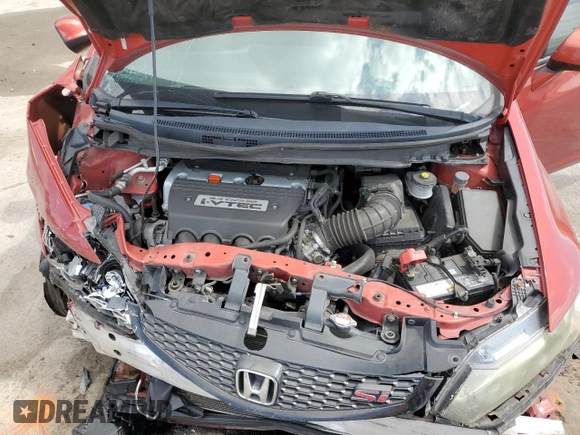 2013 Honda Civic Si with VIN 2HGFG4A53DH705255, listed as a Copart auction lot 55443595 with 107,851 mi miles and Salvage title. Bid and sale history available at DreamBid. Image 11.