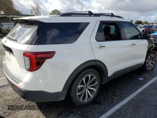 2022 Ford Explorer ST-Line with VIN 1FMSK7KH5NGB08459, listed as a Copart auction lot 44823395 with 48,305 mi miles and Salvage Title. Bid and sale history available at carsss.com. Image 3.