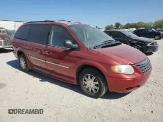 2007 Chrysler Town & Country LWB Touring with VIN 2A4GP54L27R314870, listed as a Copart auction lot 73608664 with 179,242 mi miles and Salvage Title. Bid and sale history available at carsss.com. Image 4.
