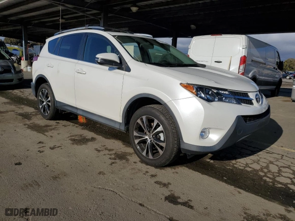 2015 Toyota RAV4 Limited with VIN 2T3DFREV9FW239933, listed as a Copart auction lot 45512155 with 125,401 mi miles and Salvage Title. Bid and sale history available at carsss.com. Image 4.