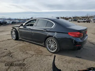2017 BMW 5 Series 530i xDrive with VIN WBAJA7C3XHG905295, listed as a Copart auction lot 46812795 with 96,012 mi miles and Salvage Title. Bid and sale history available at carsss.com. Image 2.