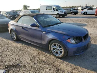 2008 BMW 1 Series 128i with VIN WBAUN13528VH80212, listed as a Copart auction lot 74763044 with 67,918 mi miles and Salvage Title. Bid and sale history available at carsss.com. Image 4.