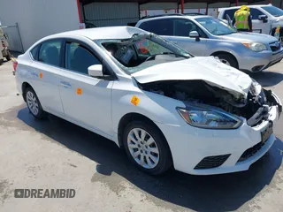 2019 Nissan Sentra S with VIN 3N1AB7APXKY457008, listed as a IAAI auction lot 42338577 with 53,330 mi miles and . Bid and sale history available at DreamBid. Image 1.