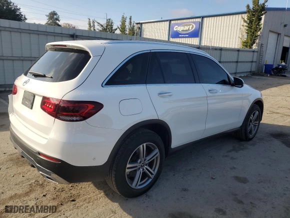 2021 Mercedes-Benz GLC with VIN W1N0G8DB3MF925390, listed as a Copart auction lot 86358884 with 72,204 mi miles and Salvage Title. Bid and sale history available at carsss.com. Image 3.