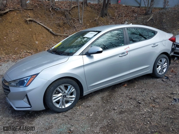 2019 Hyundai Elantra Preferred with VIN KMHD84LF5KU786841, listed as a IAAI auction lot 41988656 with 41,580 mi miles. Bid and sale history available at carsss.com. Image 23.