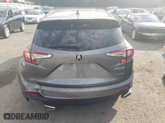 2023 Acura RDX w/Advance Package with VIN 5J8TC2H78PL015521, listed as a Copart auction lot 67220803 with 949 mi miles. Bid and sale history available at carsss.com. Image 6.