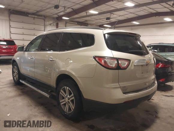 2016 Chevrolet Traverse LT with VIN 1GNKVGKD5GJ267827, listed as a IAAI auction lot 41962344 with 206,806 mi miles and . Bid and sale history available at DreamBid. Image 3.