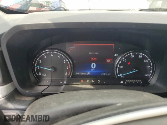 2022 Ford Maverick XL with VIN 3FTTW8F91NRB01619, listed as a Copart auction lot 45320005 with 44,872 mi miles and Salvage Title. Bid and sale history available at DreamBid. Image 9.