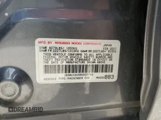2008 Mitsubishi Lancer DE with VIN JA3AU16U98U003748, listed as a Copart auction lot 49888165 with 149,600 mi miles and Clean Title. Bid and sale history available at carsss.com. Image 12.