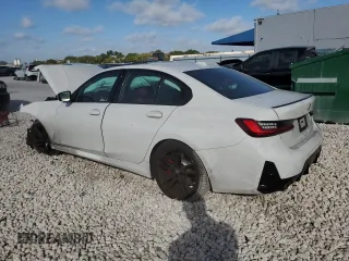 2024 BMW 3 Series 330i with VIN 3MW69FF01R8E55210, listed as a Copart auction lot 84337114 with 0 mi miles and Non Repairable. Bid and sale history available at carsss.com. Image 2.