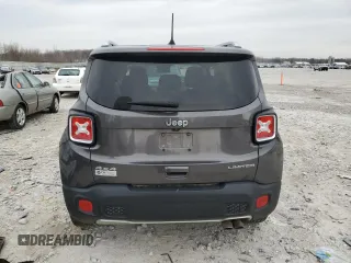 2018 Jeep Renegade Limited with VIN ZACCJBDB1JPG97532, listed as a Copart auction lot 52162345 with Not provided miles and Clean title. Bid and sale history available at DreamBid. Image 6.