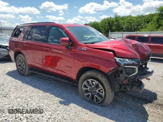 2021 Chevrolet Tahoe Z71 z VIN 1GNSKPKD9MR349131, wystawiony jako Copart lot #59009405 z przebiegiem 24 115 mil mil oraz Szkoda całkowita • Salvage title. Historia ofert i sprzedaży dostępna na DreamBid. Obrazek 4.