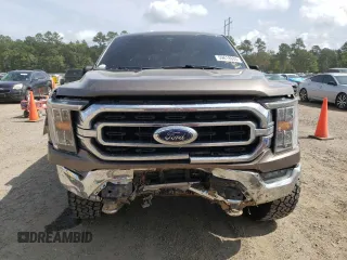 2021 Ford F-150 XL with VIN 1FTFW1E81MFC40903, listed as a Copart auction lot 59618935 with 97,419 mi miles and Salvage title. Bid and sale history available at DreamBid. Image 5.