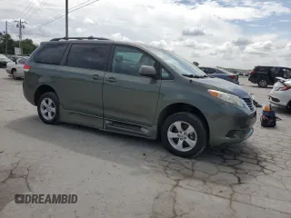 2012 Toyota Sienna LE AAS with VIN 5TDKK3DC3CS221490, listed as a Copart auction lot 59673925 with Not provided miles and Clean title. Bid and sale history available at DreamBid. Image 4.