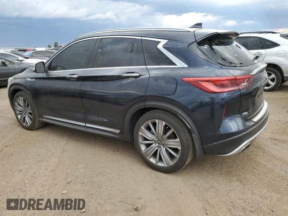 2021 Infiniti QX50 SENSORY with VIN 3PCAJ5CB8MF113455, listed as a Copart auction lot 66349874 with 32,667 mi miles and Salvage Title. Bid and sale history available at carsss.com. Image 2.
