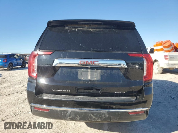 2022 GMC Yukon SLT with VIN 1GKS2BKT3NR250247, listed as a Copart auction lot 86438204 with 65,862 mi miles and Salvage Title. Bid and sale history available at carsss.com. Image 6.
