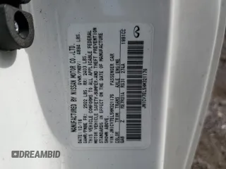 2017 Infiniti Q60 Premium with VIN JN1CV7EL5HM321176, listed as a Copart auction lot 56045305 with 93,272 mi miles and Salvage title. Bid and sale history available at DreamBid. Image 12.