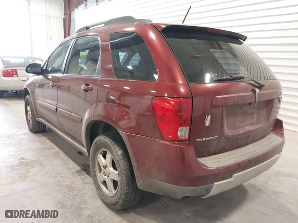 2008 Pontiac Torrent with VIN 2CKDL33F686001031, listed as a IAAI auction lot 41893938 with 198709 miles. Bid and sale history available at carsss.com. Image 3.