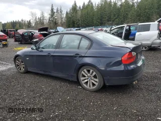 2007 BMW 3 Series 328i with VIN WBAVC53557FZ78645, listed as a Copart auction lot 48451255 with 144,489 mi miles and Salvage Title. Bid and sale history available at carsss.com. Image 2.