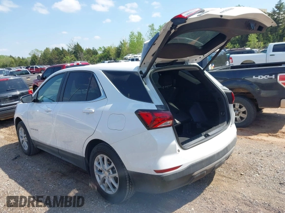 2022 Chevrolet Equinox LT with VIN 3GNAXKEV4NL286713, listed as a IAAI auction lot 42010289 with 87,278 mi miles. Bid and sale history available at carsss.com. Image 3.