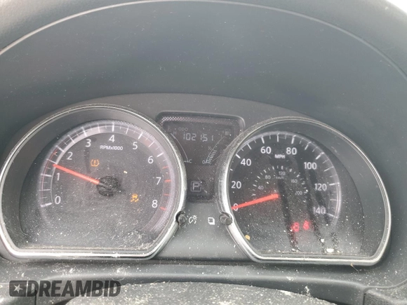 2016 Nissan Versa S with VIN 3N1CN7AP2GL807123, listed as a Copart auction lot 49881414 with 102,151 mi miles and Salvage Title. Bid and sale history available at carsss.com. Image 9.