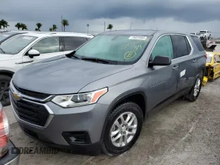 2020 Chevrolet Traverse LS with VIN 1GNERFKW0LJ146601, listed as a Copart auction lot 47310825 with 0 mi miles and Non Repairable. Bid and sale history available at carsss.com. Image 1.
