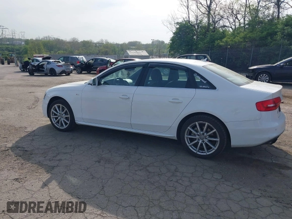 2015 Audi A4 Premium Plus with VIN WAUFFAFL6FA069131, listed as a IAAI auction lot 42103796 with 114,353 mi miles. Bid and sale history available at carsss.com. Image 3.