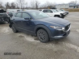 2020 Mazda CX-30 with VIN 3MVDMBBL8LM112120, listed as a Copart auction lot 47784245 with 52,471 mi miles and Salvage Title. Bid and sale history available at DreamBid. Image 4.