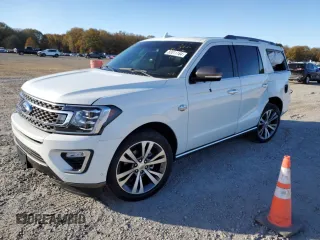 2021 Ford Expedition King Ranch with VIN 1FMJU1PT6MEA73909, listed as a Copart auction lot 83511164 with 42,333 mi miles and Salvage Title. Bid and sale history available at carsss.com. Image 1.