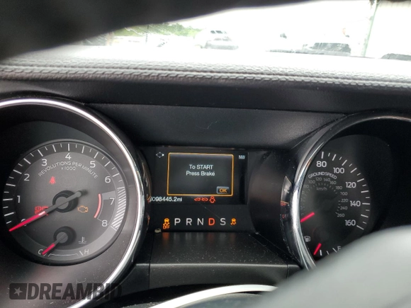 2017 Ford Mustang V6 z VIN 1FA6P8AMXH5236598, wystawiony jako Copart lot #56242805 z przebiegiem 98 445 mil mil oraz Szkoda całkowita • Salvage title. Historia ofert i sprzedaży dostępna na DreamBid. Obrazek 9.