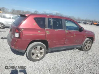 2014 Jeep Compass Latitude with VIN 1C4NJCEBXED509530, listed as a Copart auction lot 46624785 with 162,981 mi miles and Salvage Title. Bid and sale history available at DreamBid. Image 3.