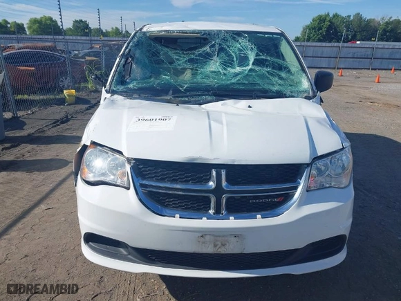 2019 Dodge Grand Caravan SE with VIN 2C7WDGBG7KR808178, listed as a IAAI auction lot 39601907 with 128,458 mi miles. Bid and sale history available at carsss.com. Image 12.