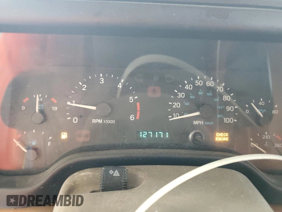 1997 Jeep Wrangler Sport with VIN 1J4FY19S3VP489709, listed as a Copart auction lot 53937475 with 127,171 mi miles and Salvage Title. Bid and sale history available at carsss.com. Image 9.