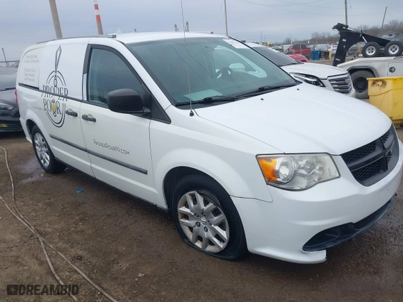 2014 Ram Cargo Van Tradesman with VIN 2C4JRGAG8ER428412, listed as a IAAI auction lot 41893130 with 97,411 mi miles. Bid and sale history available at carsss.com. Image 1.