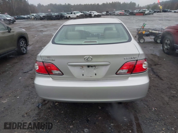 2003 Lexus ES 300 with VIN JTHBF30G130133021, listed as a IAAI auction lot 41848909 with 172,400 mi miles and . Bid and sale history available at DreamBid. Image 16.