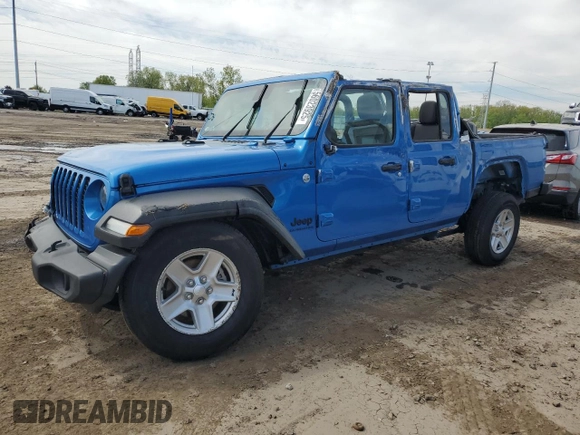 2020 Jeep Gladiator Sport S с VIN 1C6HJTAG5LL153853, выставлен на аукционе Copart как лот 56023925 с пробегом 31 143 миль миль и Списание • Salvage title. История ставок и продаж доступна на DreamBid. Изображение 1.