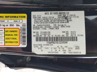 2014 Ford Fusion S с VIN 1FA6P0G7XE5359249, выставлен на аукционе IAAI как лот 42448605 с пробегом 145 627 миль миль и . История ставок и продаж доступна на DreamBid. Изображение 9.
