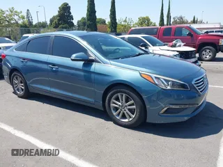 2016 Hyundai Sonata Eco z VIN 5NPE24AA0GH391890, wystawiony jako IAAI lot #42662219 z przebiegiem 129 826 mil mil oraz . Historia ofert i sprzedaży dostępna na DreamBid. Obrazek 1.