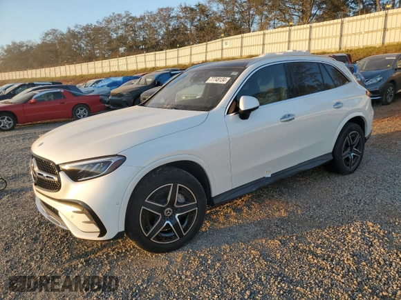 2023 Mercedes-Benz GLC with VIN W1NKM4GBXPF051582, listed as a Copart auction lot 77748134 with 0 mi miles and Non Repairable. Bid and sale history available at carsss.com. Image 1.