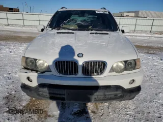 2002 BMW X5 4.4i with VIN 5UXFB335X2LH35651, listed as a Copart auction lot 44817345 with 133,972 mi miles and Salvage Title. Bid and sale history available at carsss.com. Image 5.